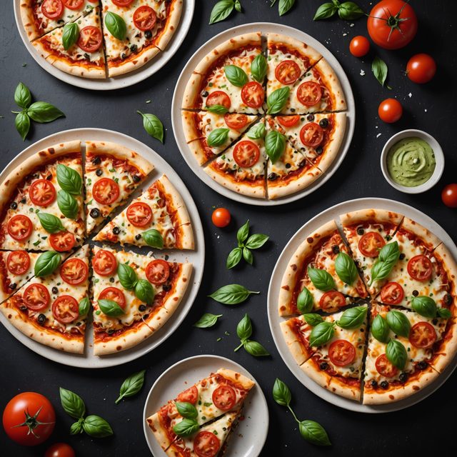 Cheese & Tomato Tortilla Pizzas