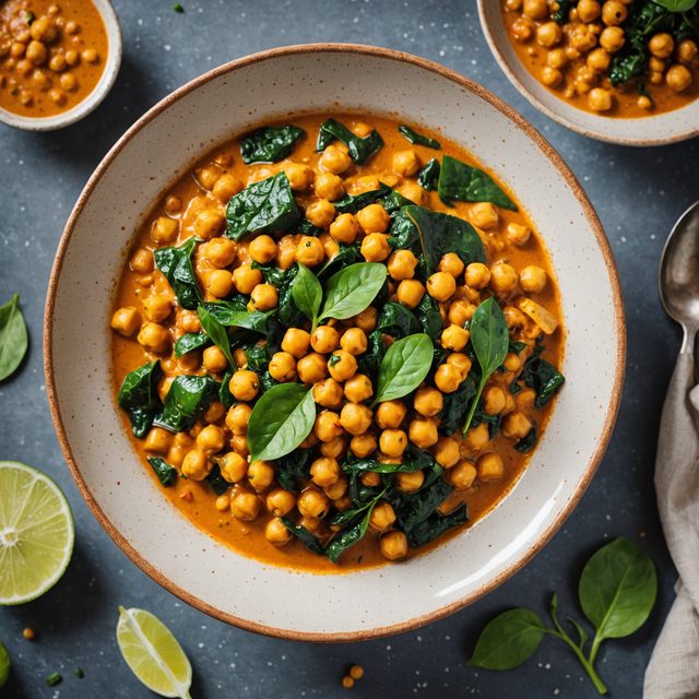 Chickpea & Spinach Coconut Curry