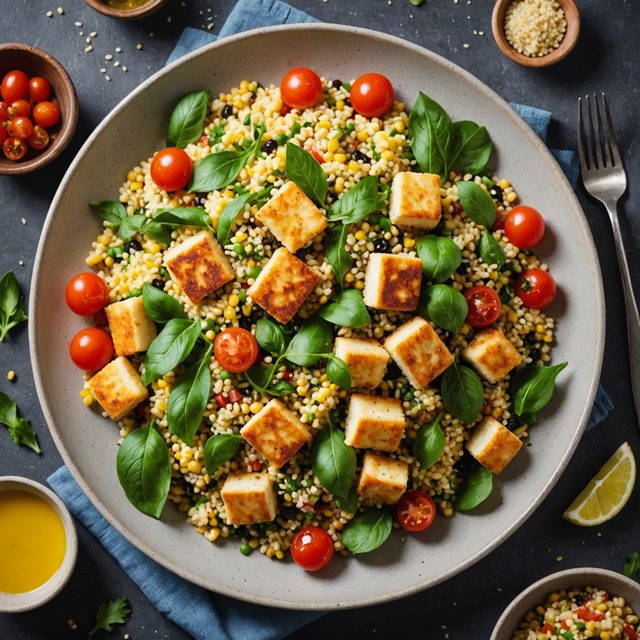 Halloumi & Couscous Salad