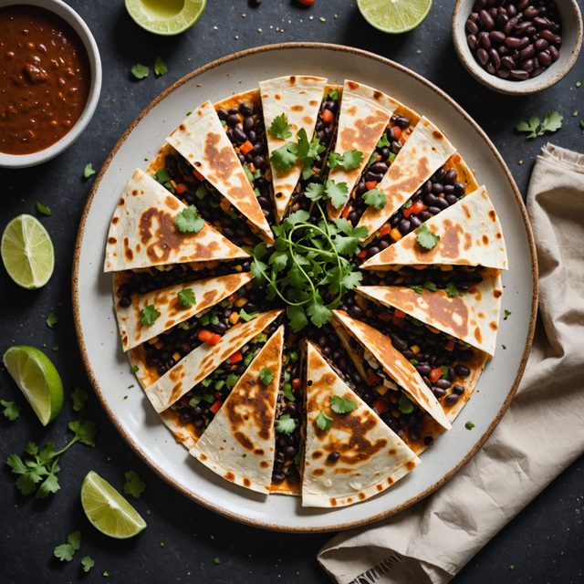 Speedy Black Bean Quesadillas